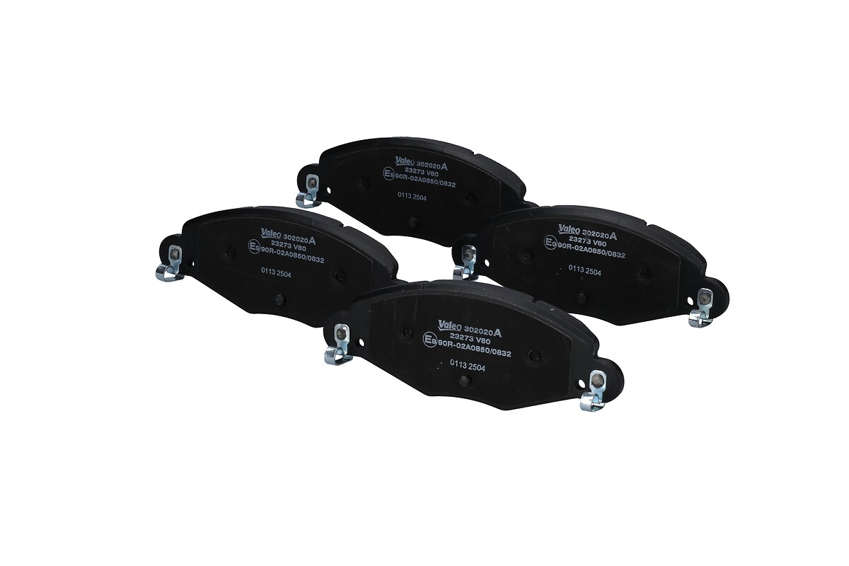 Jeu de 4 plaquettes de frein VALEO ref. 302020A